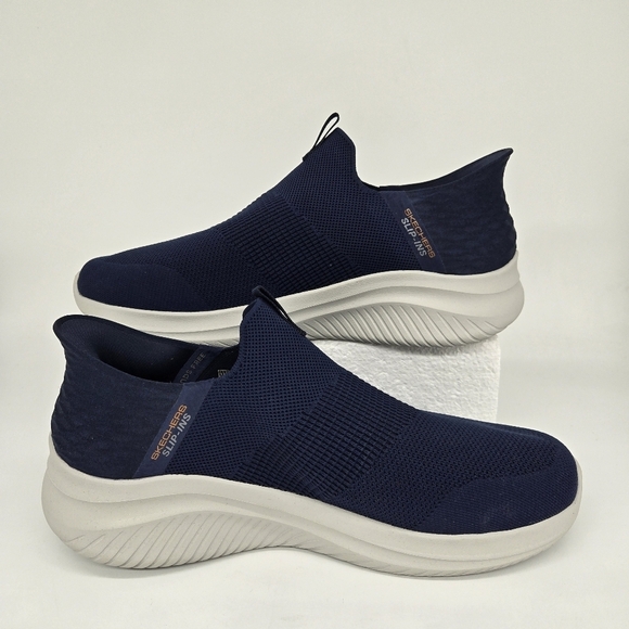 Skechers Ultra Flex 3.0 Men\'s Navy Slip-Ins Athletic Shoes Size 13 Wide main image 4